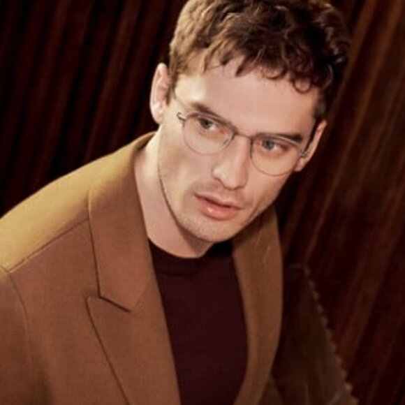 Montblanc MB0129O 004 Aviator Eyeglasses 52mm – Gold - Picture 3 of 12